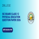 ISC Class 12 Physical Education Question Paper 2026 with Solution Pdf